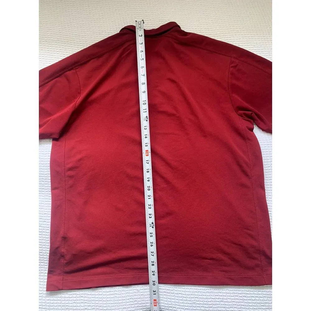 Nike Golf Polo Shirt Mens Extra‎ Large XL Red  Lightweight